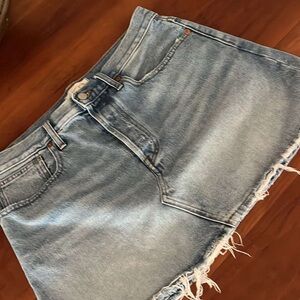 Madewell Light Blue Denim Skirt